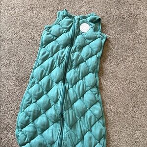 Kids Quilted Sleep Sack in Teal